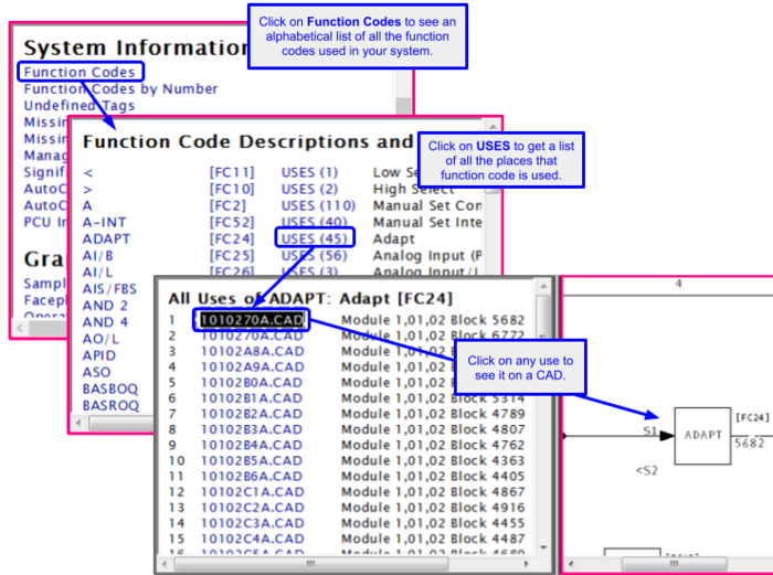 Function Code Index